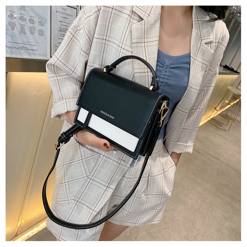 [2060 series] ★Shoulder bag★ All 6 colors, handheld, color scheme, PU, ​​easy to match, date, cute, simple