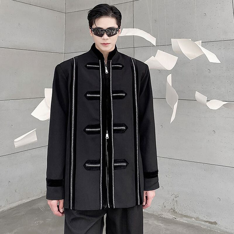 [WENYI Series]★China style jacket★ 2color outerwear, unisex, men's, photography, dating, commuting, cool