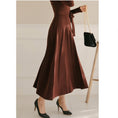 Load image into Gallery viewer, [Fumi Series]★Knit dress★ 2color long length commuting date office OL high neck slim
