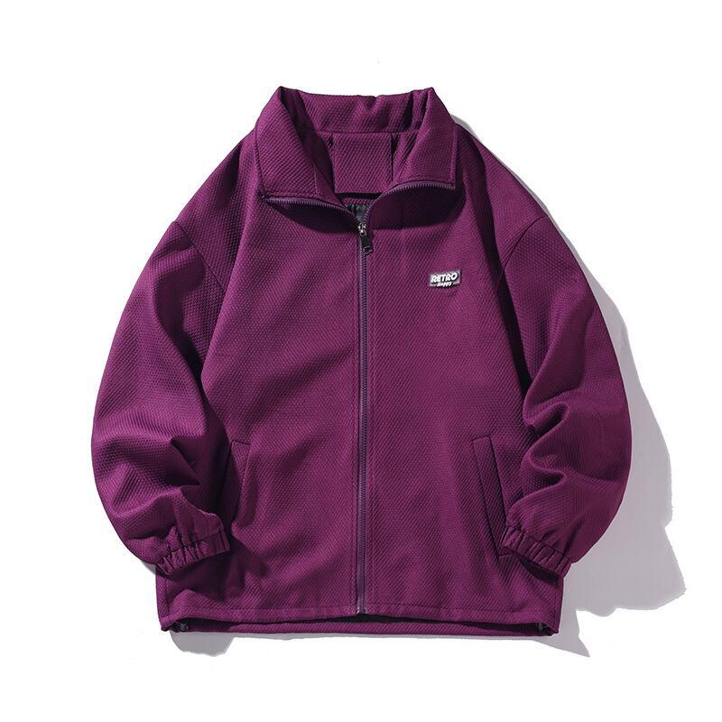 [BIGEMAN Series]★Jacket★ 2color outerwear unisex men's black purple simple black purple