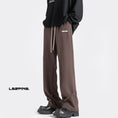 Load image into Gallery viewer, [BIGEMAN Series] ★Casual Pants★ 2color Bottoms Trousers Men's Large Size Easy to Match Coffee Color Black
