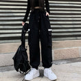 Load image into Gallery viewer, [Style Series] ★Casual Pants★ Bottoms Trousers Stylish Black Black Autumn Clothes Easy to Match
