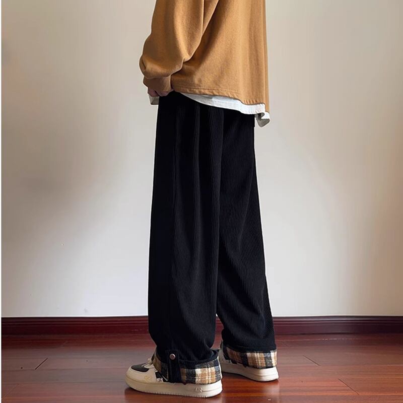 [CEXU Series]★Trousers★ 3color Casual Pants Bottoms Trousers Unisex Men's Plaid Pattern