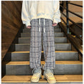 Load image into Gallery viewer, [BIGEMAN Series] ★Casual Pants★ Brushed lining 2color Bottoms Pants Unisex Men's Large Size Plaid Pattern
