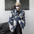 Load image into Gallery viewer, [V37 Series] ★Jacket★ Outerwear Stylish Unisex Men's Tie-dye Cool Easy to match Blue Blue
