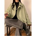 Load image into Gallery viewer, [SENSU Series]★Jacket★ 2color outerwear unisex men's green purple green purple casual
