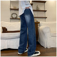 Load image into Gallery viewer, [Vesibo Series]★Denim Pants★ 2color Bottoms Unisex Men's Trousers Black Blue Black Blue
