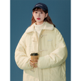 Load image into Gallery viewer, [Suikoishi Series] ★Winter Coat★ Cotton Coat Outerwear 2color Unisex Men's No Hat Beige Coffee Color
