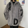 Load image into Gallery viewer, [Style Series] ★Outerwear★ 2color jacket unisex men's thick warm black gray black gray couple clothes
