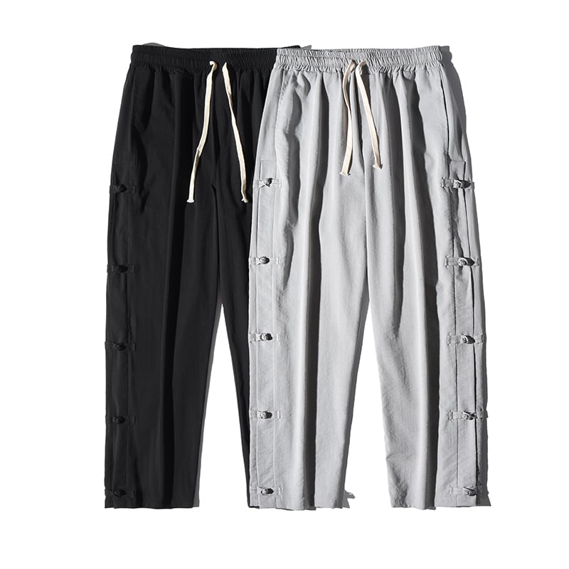 [JINTANG Series]★China style pants★ 2color bottoms pants unisex men's large size crane