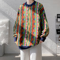 Load image into Gallery viewer, [ZHUIYI Series] ★Sweater★ 2color Knit Tops Unisex Men's Large Size Ethnic
