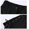 Load image into Gallery viewer, [Ancient monster house---Yunmeng Yukan series]★China style pants★Bottoms Gaucho pants Black Black slimming wear
