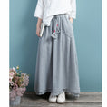 Load image into Gallery viewer, [Qing Series]★China style skirt★ 4color Bottoms Long length skirt Blue green Blue gray White Brown
