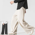 Load image into Gallery viewer, [Small Trouble Series]★China-style pants★ 5colors Black, blue, red, gray, or beige Wide pants Gaucho pants
