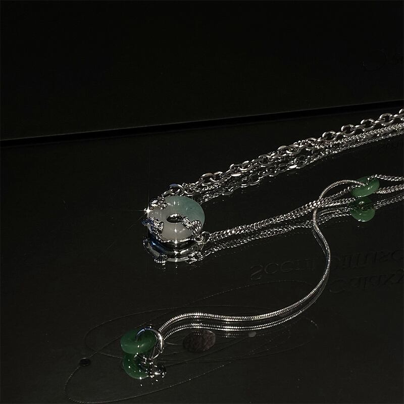 [yyds genderless series] ★China style necklace★ Accessory, unisex, switching, unique, easy to match