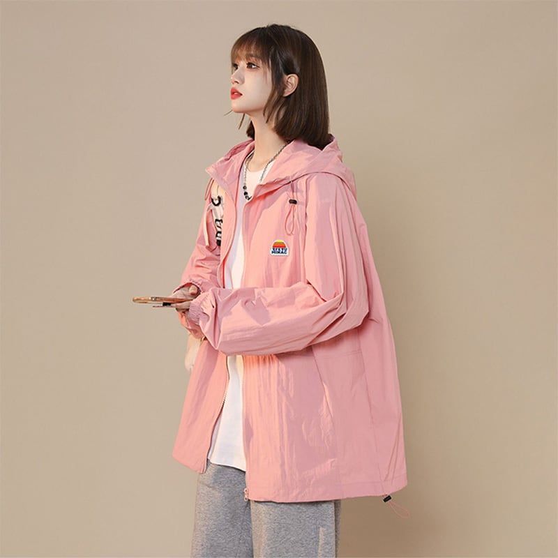 [GEBOXUAN Series]★Jacket★ 4color Outer Thin Summer Clothes Sun Protection Unisex Men's Cute Simple Casual