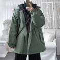 Load image into Gallery viewer, [Leonbinno Series] ★Winter Coat★ 3color Thick Warm Unisex Men's Cold Protection Faux Layered Fashion
