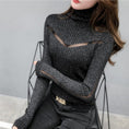 Load image into Gallery viewer, [YINUO Series]★Knit Tops★ 3color Tops Sweater Turtleneck Simple Black Blue Yellow
