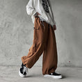 Load image into Gallery viewer, [Miyakoya Series]★Casual Pants★ 3color Brown or Green or Black Pants Bottoms Wide Pants Gaucho Pants
