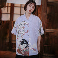 Load image into Gallery viewer, [Yangji Great Dream Series] ★China Style Shirt★ Tops People Print Short Sleeve Shirt Cute Cool Summer Clothes
