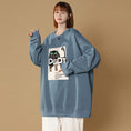 Load image into Gallery viewer, [JC Series]★Tops★ 3color Sweatshirt Sweatshirt Unisex Men's Cartoon Light Gray Black Blue
