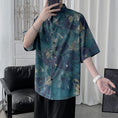 Load image into Gallery viewer, [Acha and Old Series] ★Retro Shirt★ Tops Hawaii Travel Seaside Floral Pattern Cool Large Size Unisex Costume
