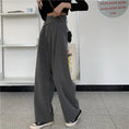 Load image into Gallery viewer, [Left Sister Series]★Gaucho Pants★ Casual Pants 2color Plain High Waist SML Slimming Fashion
