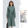 Load image into Gallery viewer, [YUJIAN Series] ★Dress★ Denim dress Retro Casual Design Blue Blue
