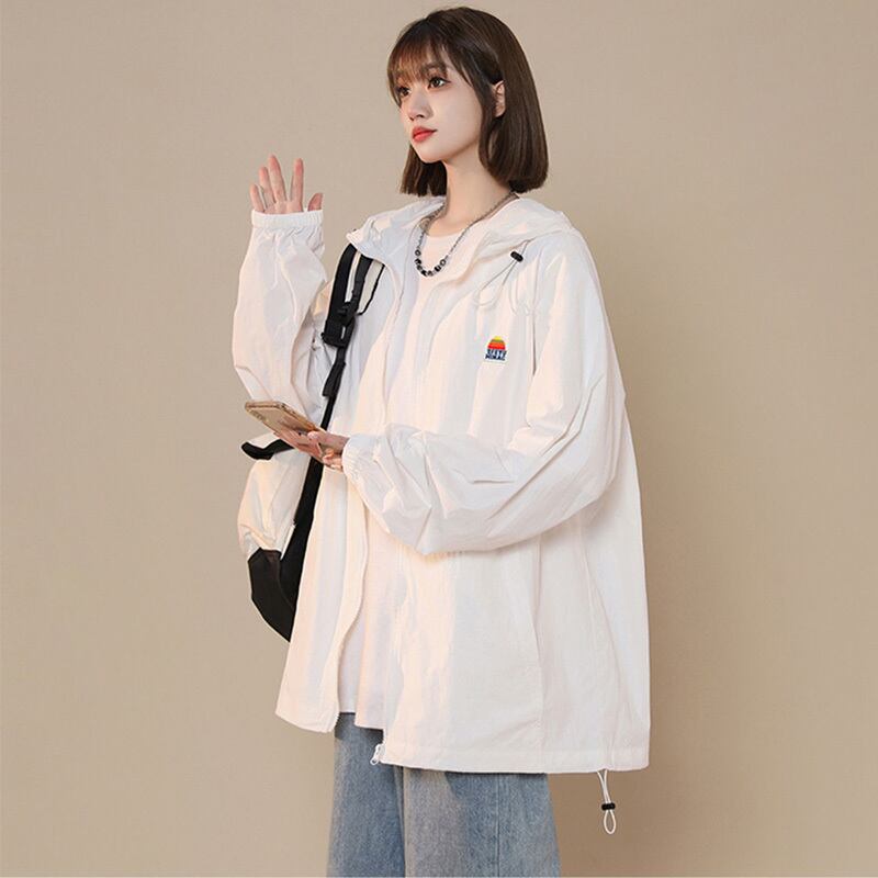 [GEBOXUAN Series]★Jacket★ 4color Outer Thin Summer Clothes Sun Protection Unisex Men's Cute Simple Casual