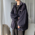 Load image into Gallery viewer, [Tetsusho Series]★Jacket★ 3color Outerwear Unisex Men's Blue White Black ML XL 2XL
