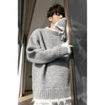 Load image into Gallery viewer, [CHICERRO Series]★Sweater★ 2color Tops Color Scheme Fake Layered Unisex Men's White Gray
