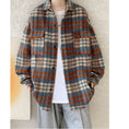 Load image into Gallery viewer, [PPG Series] ★Outer★ 2color Jacket Shirt Outer Unisex Men's Plaid Pattern Rasha
