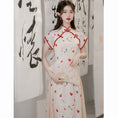 Load image into Gallery viewer, [Nan Kemu Series]★China style dress★ Crane dress Coming of age ceremony Girls' night out Date Floral pattern Short sleeve dress Summer clothes
