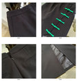 Load image into Gallery viewer, [OCTOBER Series]★China style skirt★ Slit green Green Chinese button Black Black slimming
