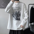 Load image into Gallery viewer, [BAIBIANGE Series]★T-shirt★ 3color Tops Unisex Men's Large Size Black White Dark Gray
