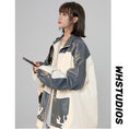 Load image into Gallery viewer, [Fujiiman Series]★Jacket★ 2color PU outerwear unisex men's color scheme coffee color blue
