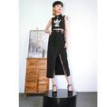 Load image into Gallery viewer, [Kokaisha --- Return Series] ★China style tops★ Tank top 2color mini length black black sexy
