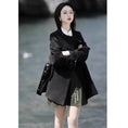 Load image into Gallery viewer, [Dust smoke cloud dream---Bamboo series] ★China style coat★ Lasha embroidery Chinese clothes, everyday wear, cute, easy to match, black, black
