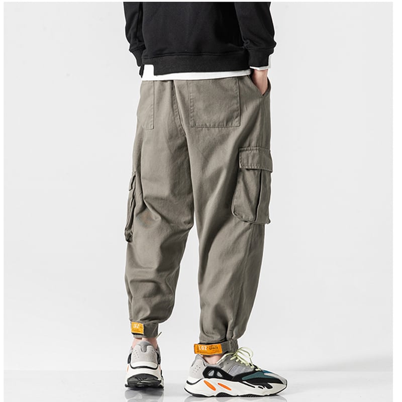 [BIGEMAN Series] ★Casual Pants★ 2color, 9/4 length bottoms, trousers, unisex, men's, large size, spring clothes, easy to match