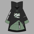 Load image into Gallery viewer, [Dust Smoke Cloud Dream---Dynamic Danko Series] ★Skirt★ Bottoms Pleated Skirt Green Green Panda S M L XL Cute Easy to match
