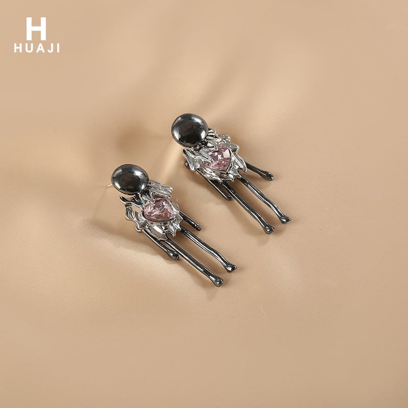 [HUAJI Series] ★Earrings★ Pair Earrings Women's Accessories Designed Cute Easy to match