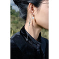 Load image into Gallery viewer, [Small Blue Dragon Series] ★China style earrings★ Pair of earrings Asymmetrical Dies Accessories Unique Retro
