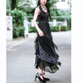 Load image into Gallery viewer, [Ancient monster house --- Butterfly series] ★China style dress★ Hanging dress Butterfly pattern print Long length Cute
