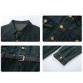 Load image into Gallery viewer, [Minami no Mori Series] ★Dress★ Denim dress with belt, retro, slimming, easy to match SML
