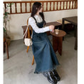 Load image into Gallery viewer, [KEKE series]★Hanging dress★Denim dress Spring clothes Ladies fashion Slimming SML
