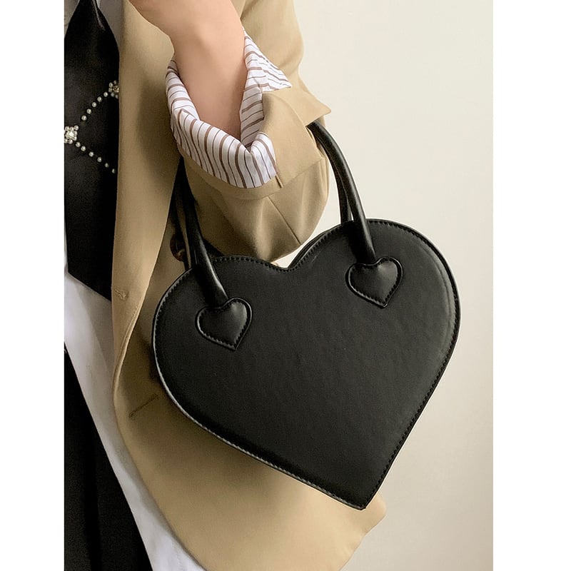 [XIUXIU Series] ★Shoulder bag★ Hand-held shoulder bag for women, black, black hat, cute, easy to match