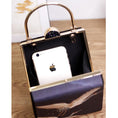 Load image into Gallery viewer, Chinese style bag handmade crane pattern travel everyday photography party retro chain black elegant
