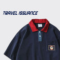 Gallery viewerに画像を読み込む, 【TRAVEL ISSUANCEシリーズ】★POLOシャツ★ 2color トップス 配色 男女兼用 メンズ ホワイト ネイビー
