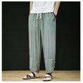 Load image into Gallery viewer, [Shu Han Ink Series] ★China Style Pants★ 2color Large Size Plain China Button Unisex Men's
