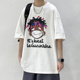 Load image into Gallery viewer, [BIGEMAN Series]★T-shirt★ Tops 2color Unisex Men's Large Size White Black Summer Cartoon
